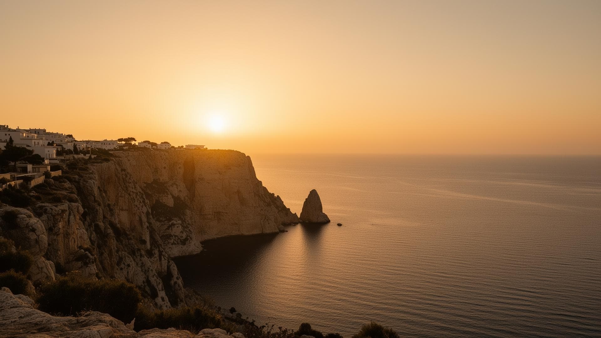 Tramonto sulla costa